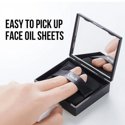 Clinclii 2-in-1 Oil Blotting Sheets with Powder