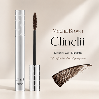 Clinclii Waterproof Mascara for 24-Hour Volume, Lift & Definition – Long-Lasting Thick, Defined Lashes