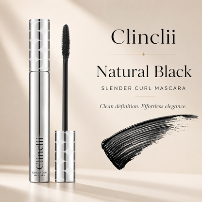 Clinclii Waterproof Mascara for 24-Hour Volume, Lift & Definition – Long-Lasting Thick, Defined Lashes