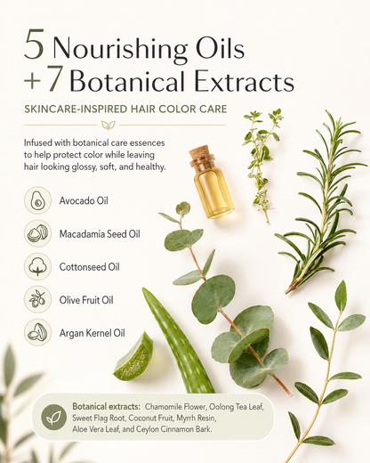 Clinclii Easy At-Home Ammonia-Free Botanical Hair Color Gel-Cream