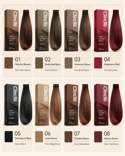 Clinclii Easy At-Home Ammonia-Free Botanical Hair Color Gel-Cream